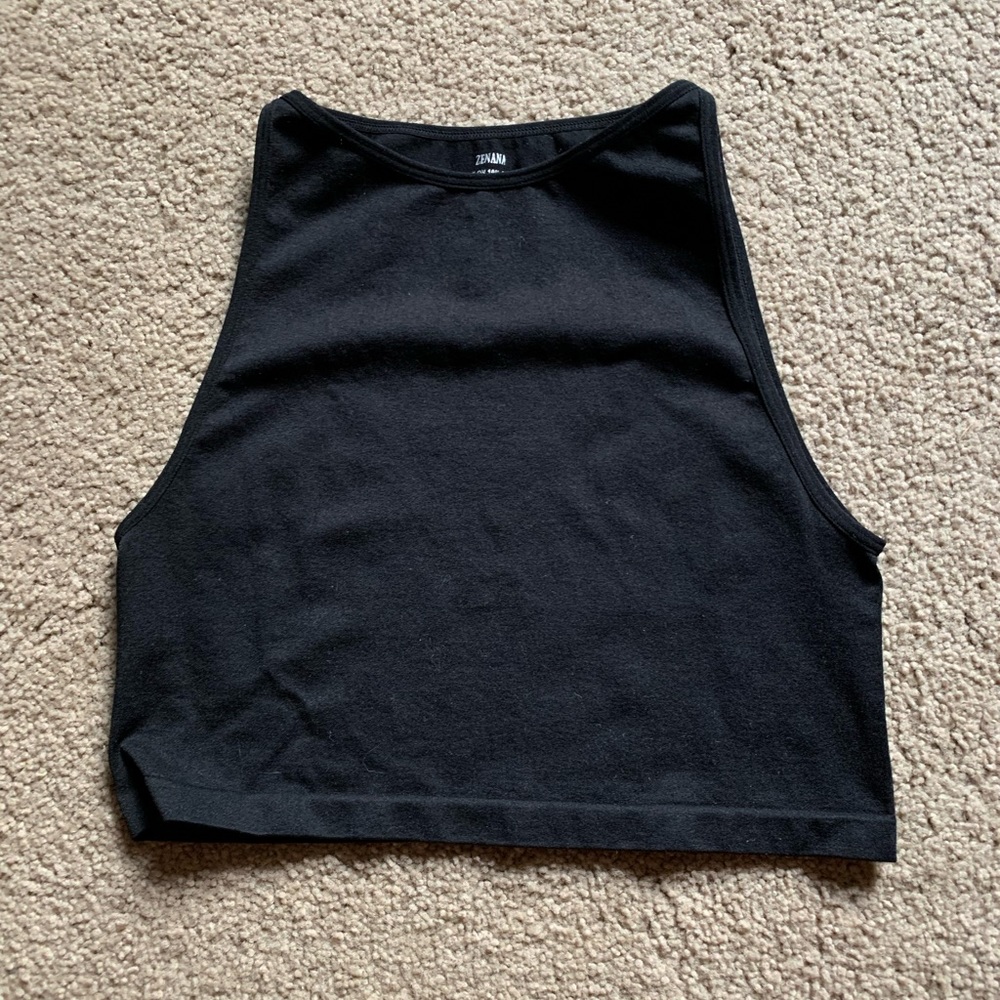 Black Crop Top